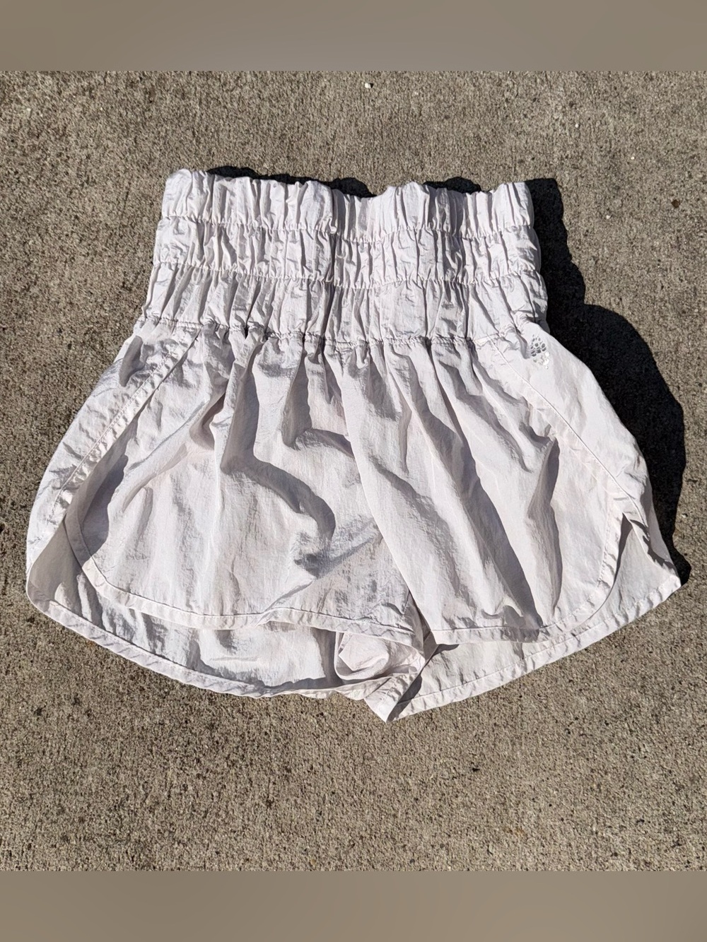 FP Movement Free People The Way Home High Waisted Running Shorts Lilac XS/S